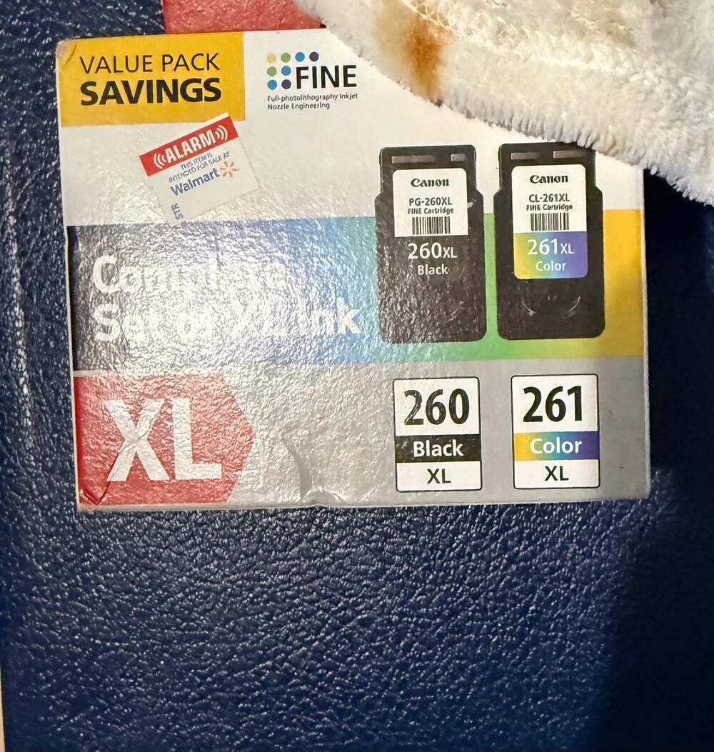 Canon PG-260XL Black & CL-261XL Color High-Yield Original Inkjet Value Pack